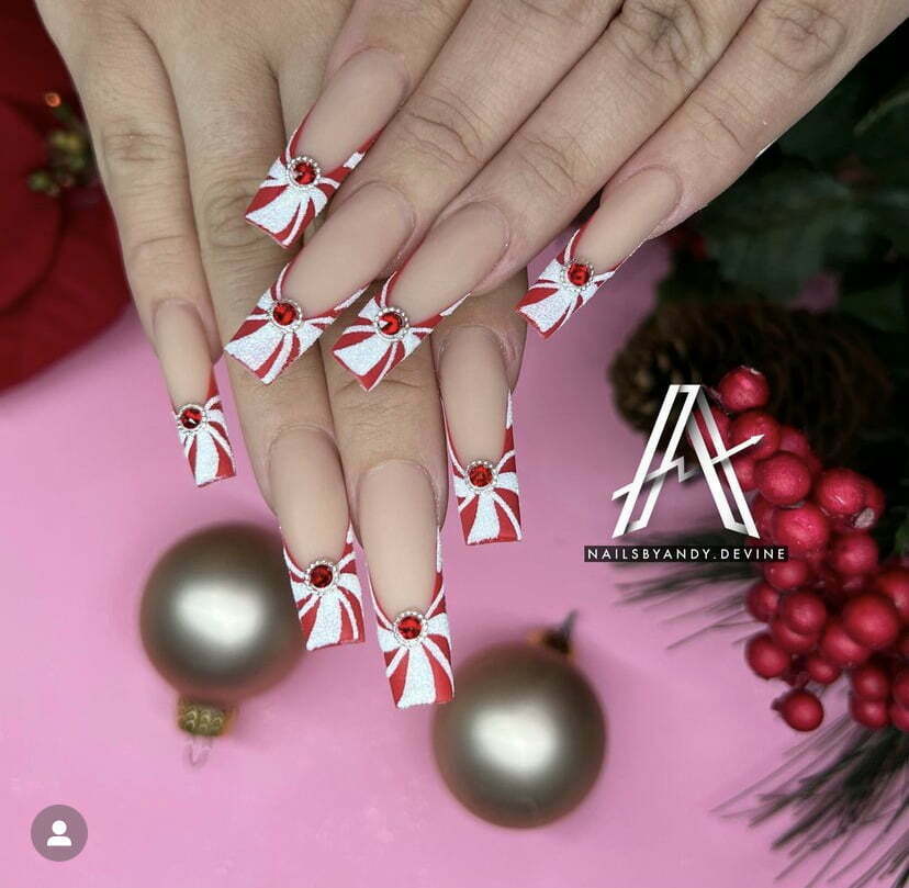 Christmas nails acrylic
